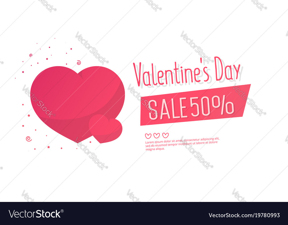 Sale 50 percent discount Royalty Free Vector Image