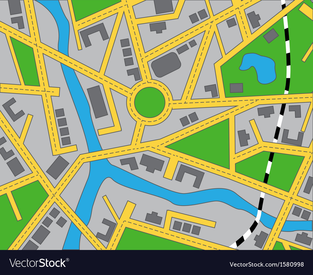 Editable map area Royalty Free Vector Image - VectorStock