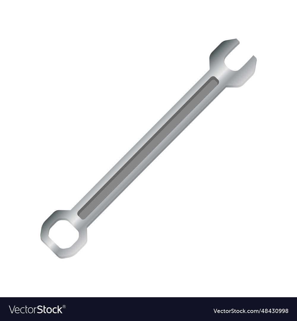 Isolated colored wrench tool icon Royalty Free Vector Image