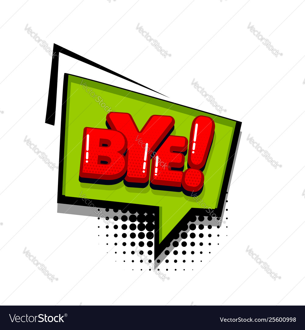 Pop art comic text Royalty Free Vector Image - VectorStock