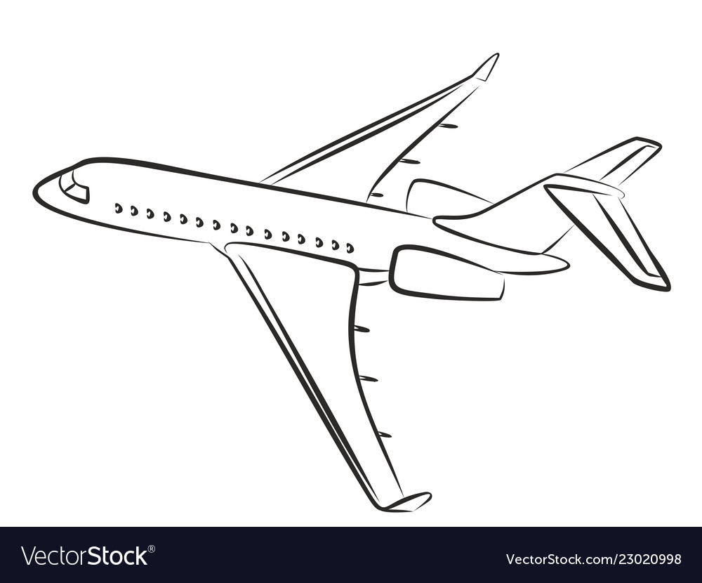 Airplane Drawing Images - Carinewbi