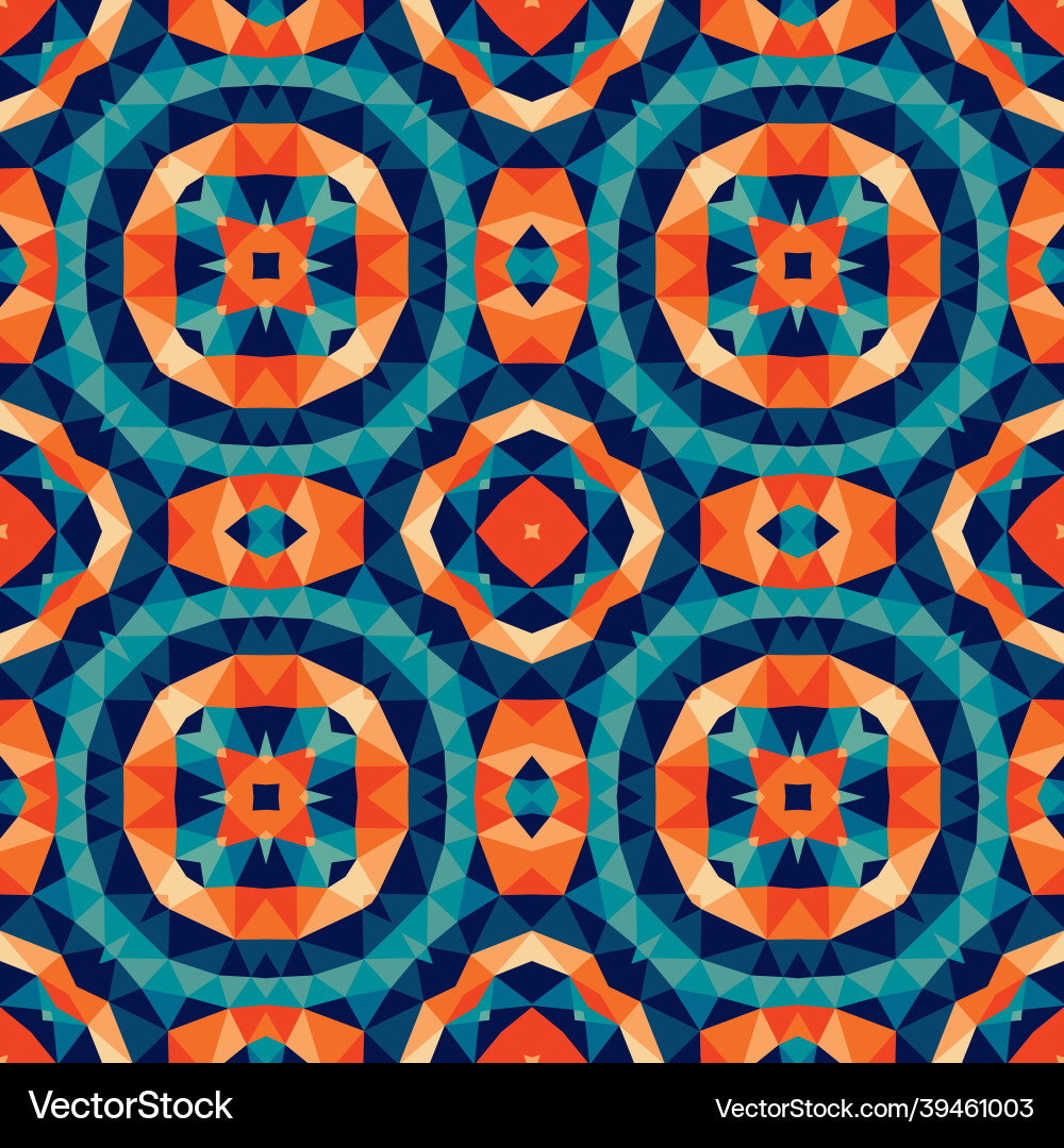 Abstract geometric background seamless pattern Vector Image