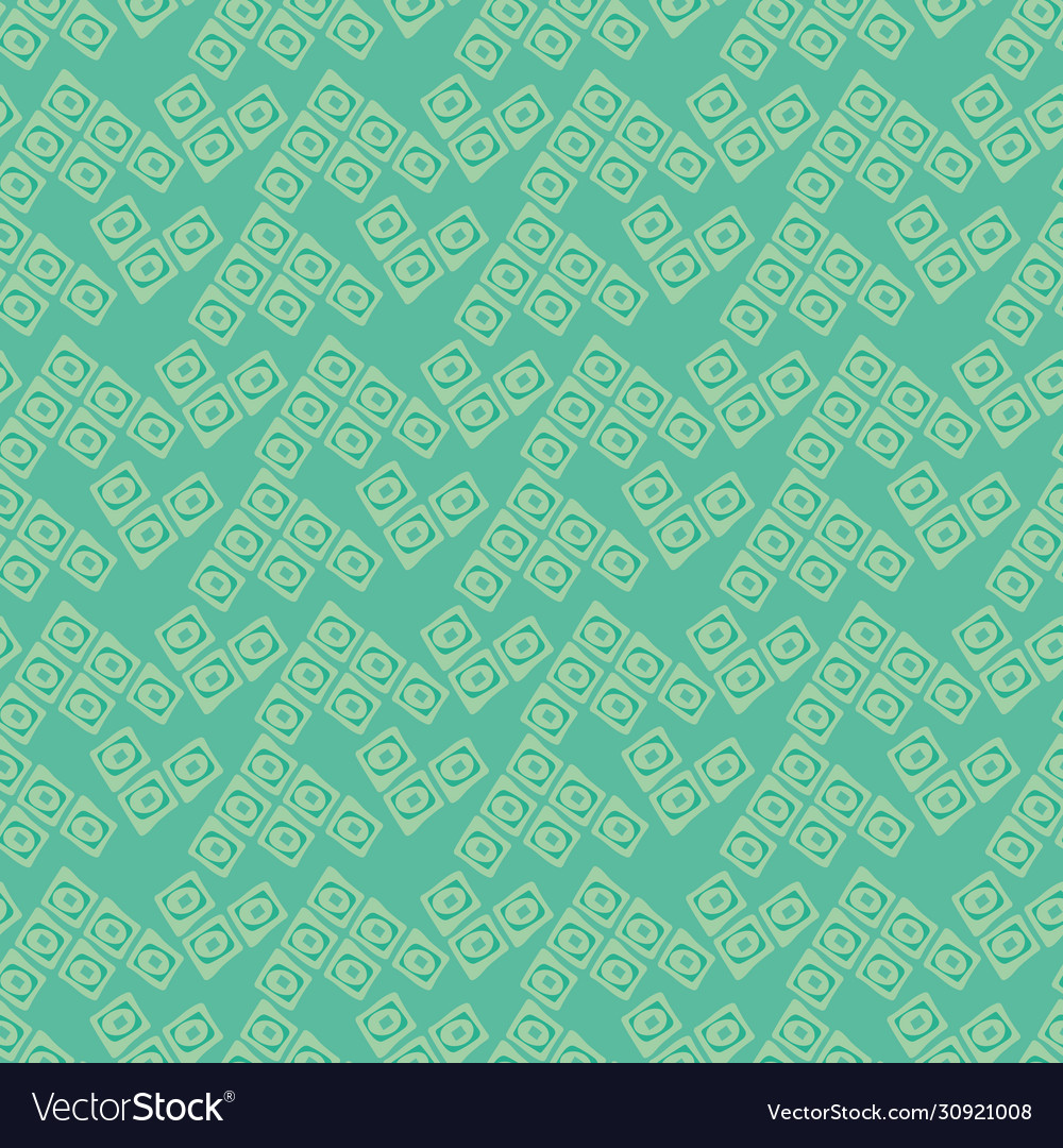 Abstract seamless pattern in mint green Royalty Free Vector