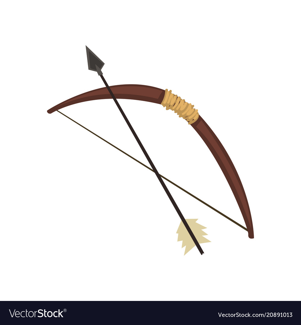 a bow and arrow