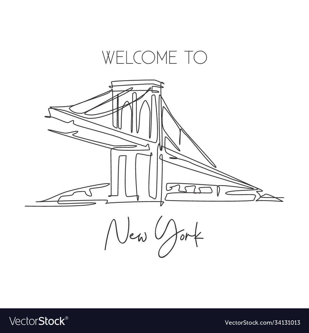 Brooklyn Bridge Drawing