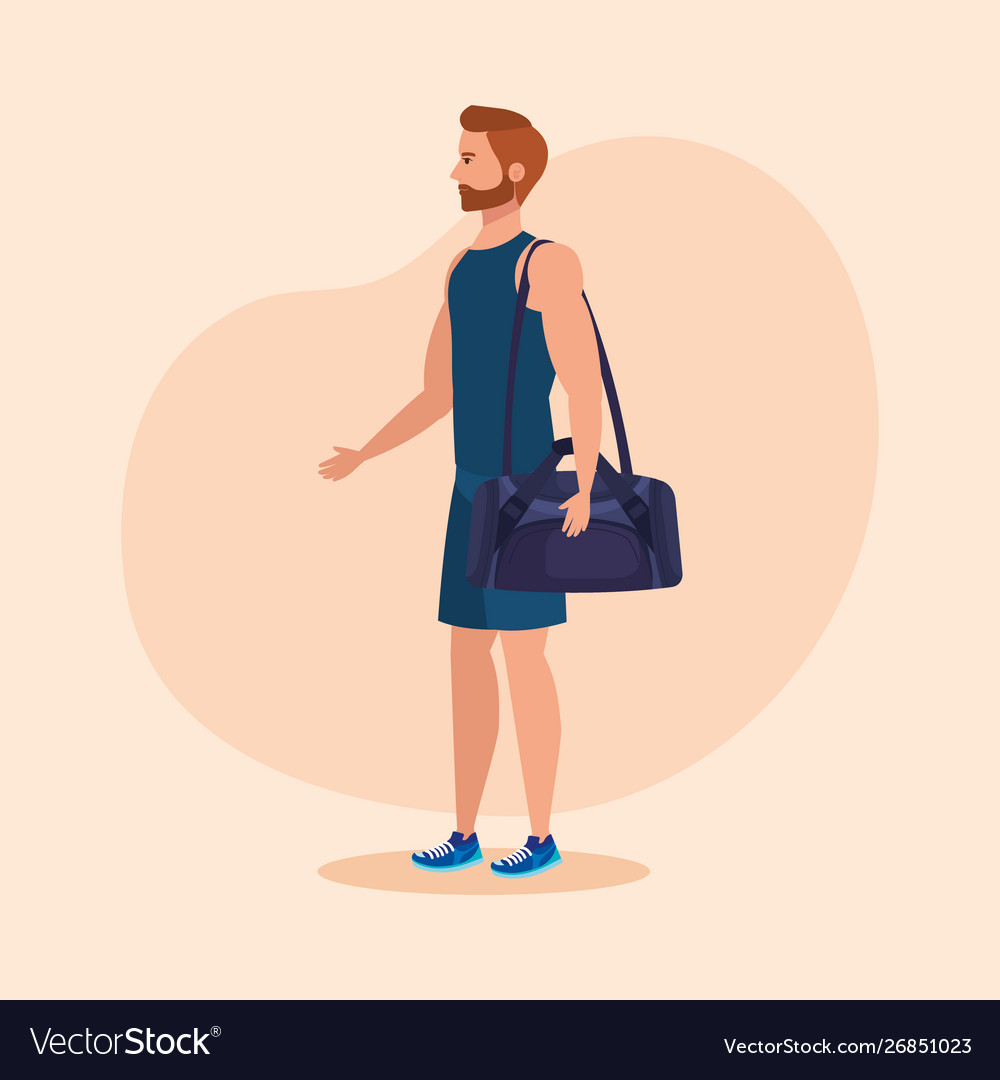 man with bag