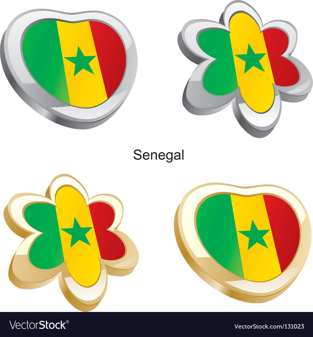 Flag of senegal Royalty Free Vector Image - VectorStock