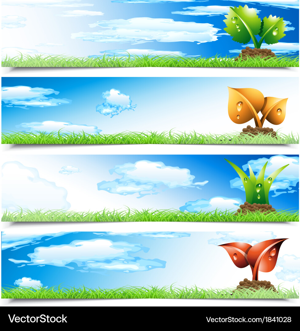 Banners Royalty Free Vector Image - VectorStock