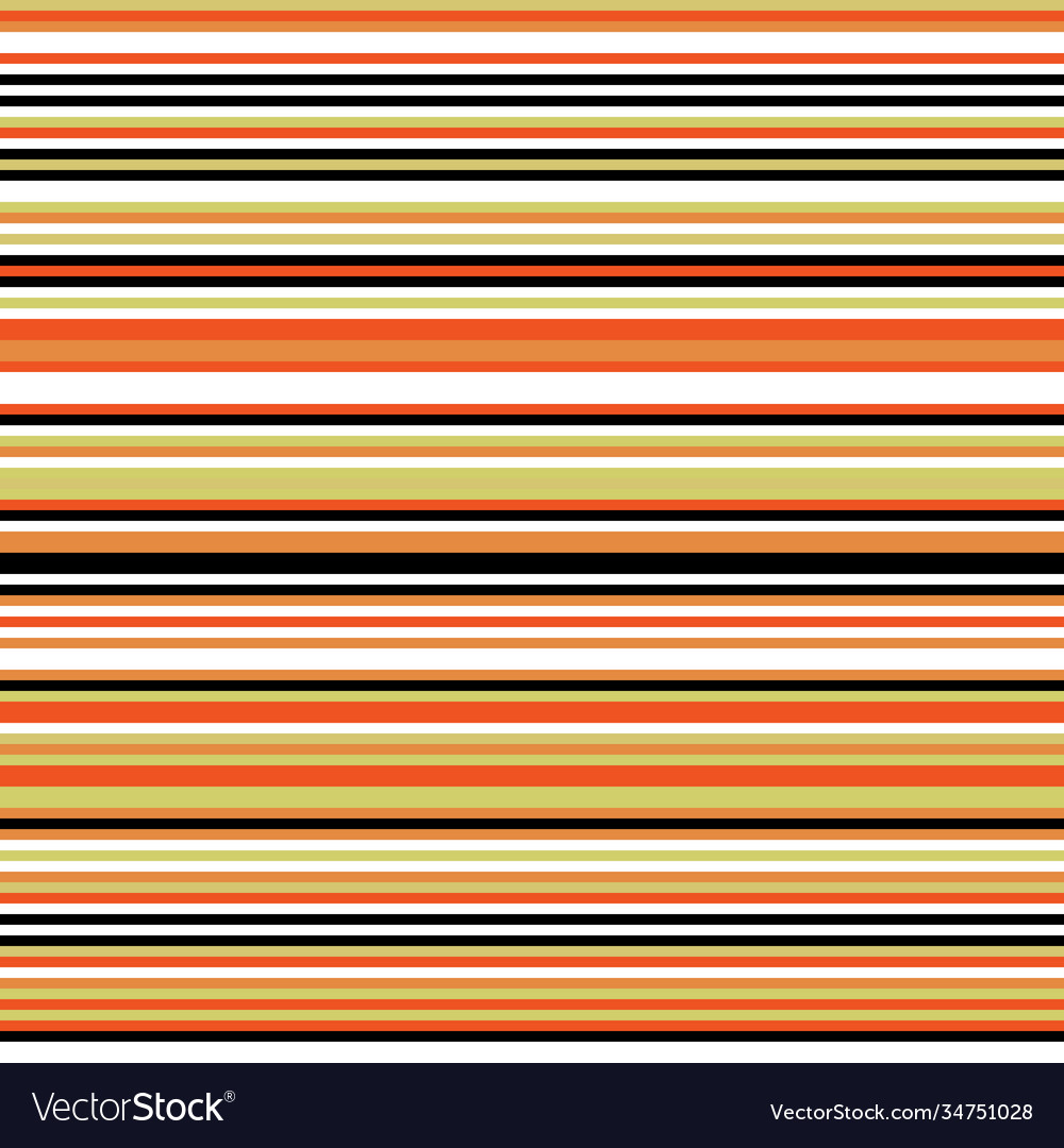 Seamless pattern with horizontal colored lines Vector Image