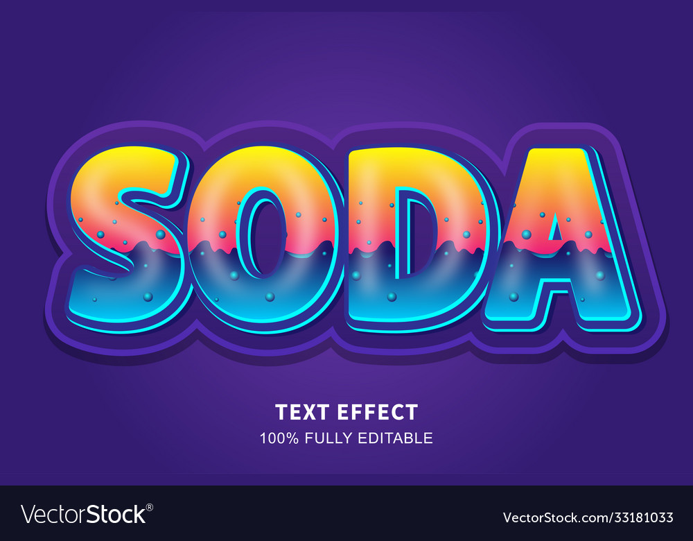 Editable Text Style Effect Typography Template Vector Image 1747