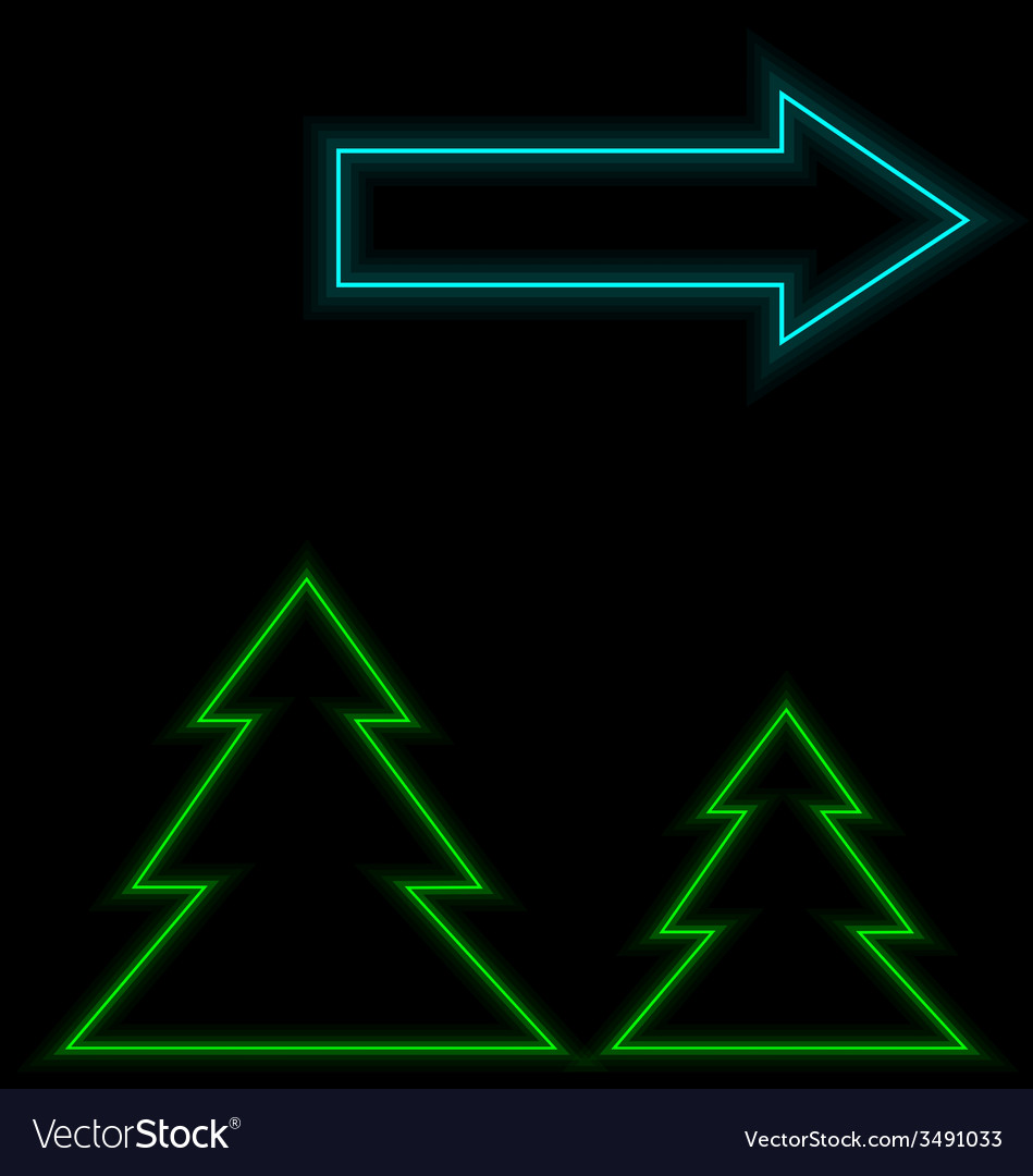 self illuminated christmas trees