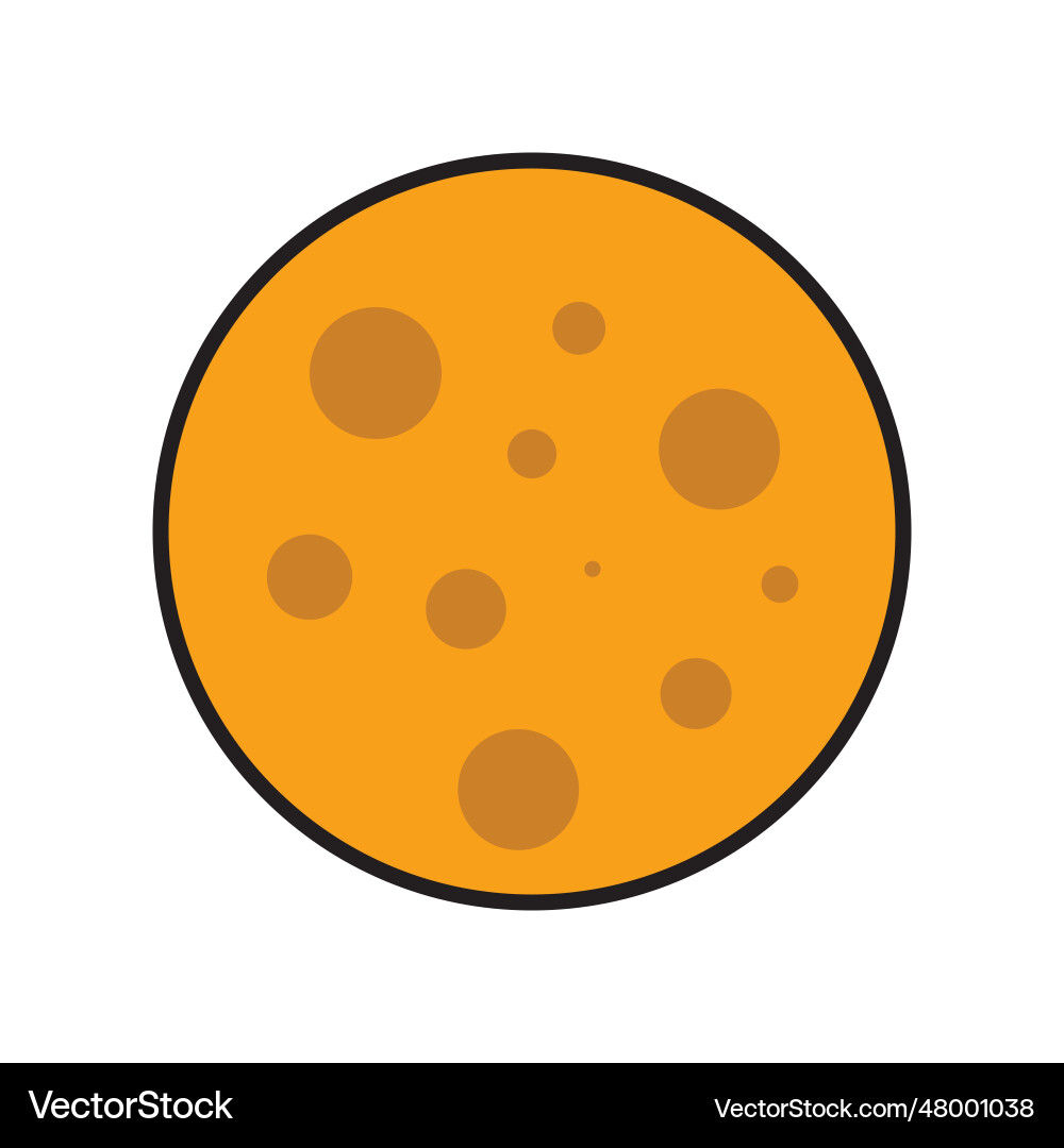 Moon icon Royalty Free Vector Image - VectorStock