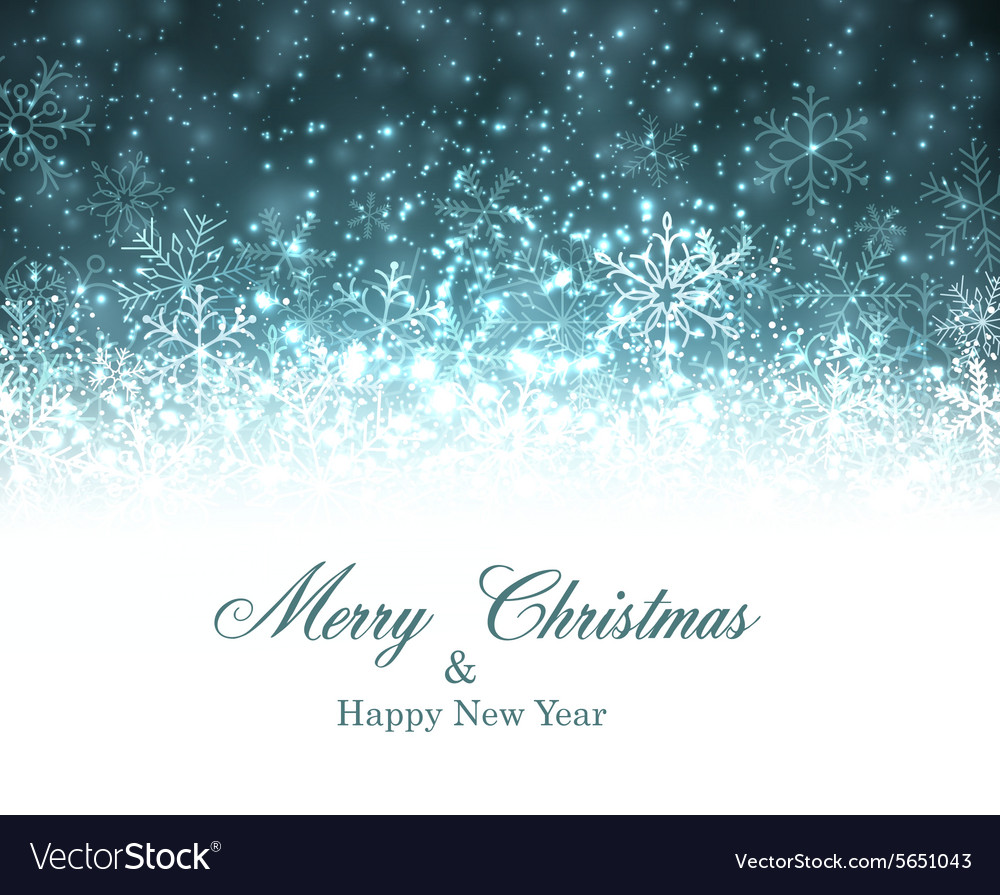 Christmas blue abstract background Royalty Free Vector Image