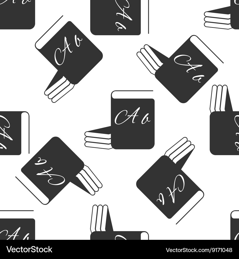 Book icon pattern Royalty Free Vector Image - VectorStock