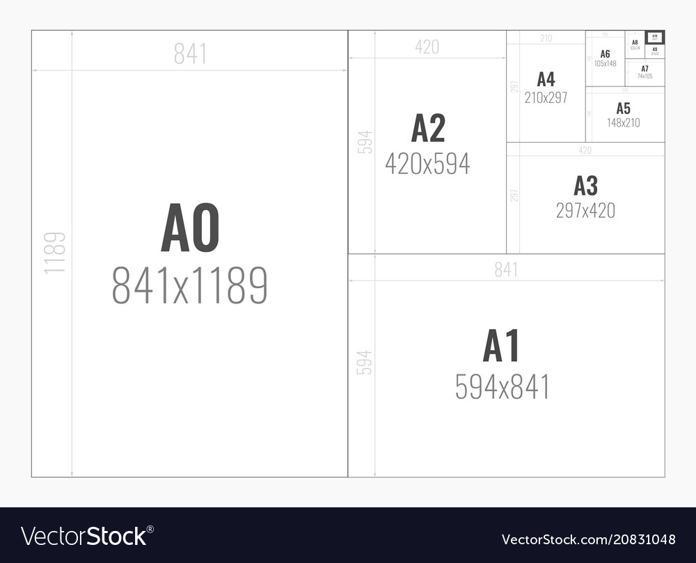 Drafting Paper Sizes 2321