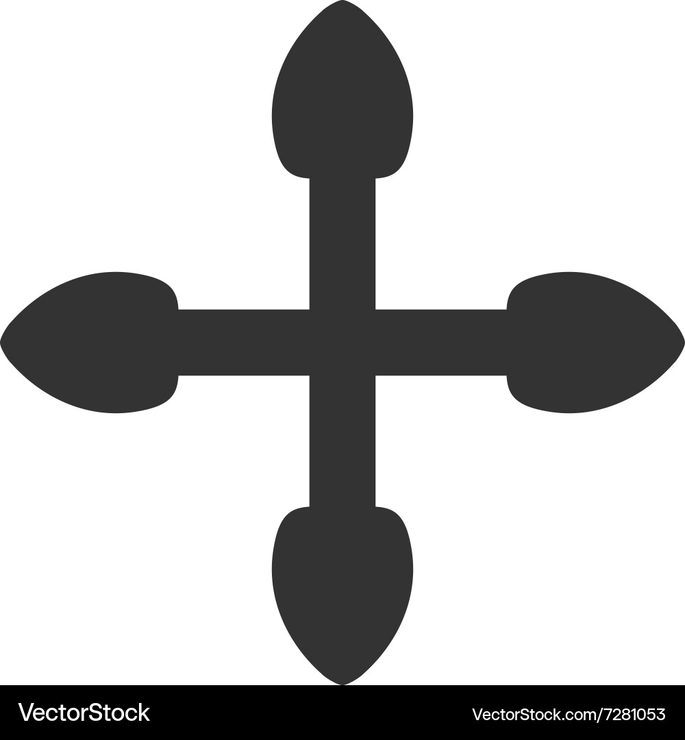 Arrows flat icon Royalty Free Vector Image - VectorStock