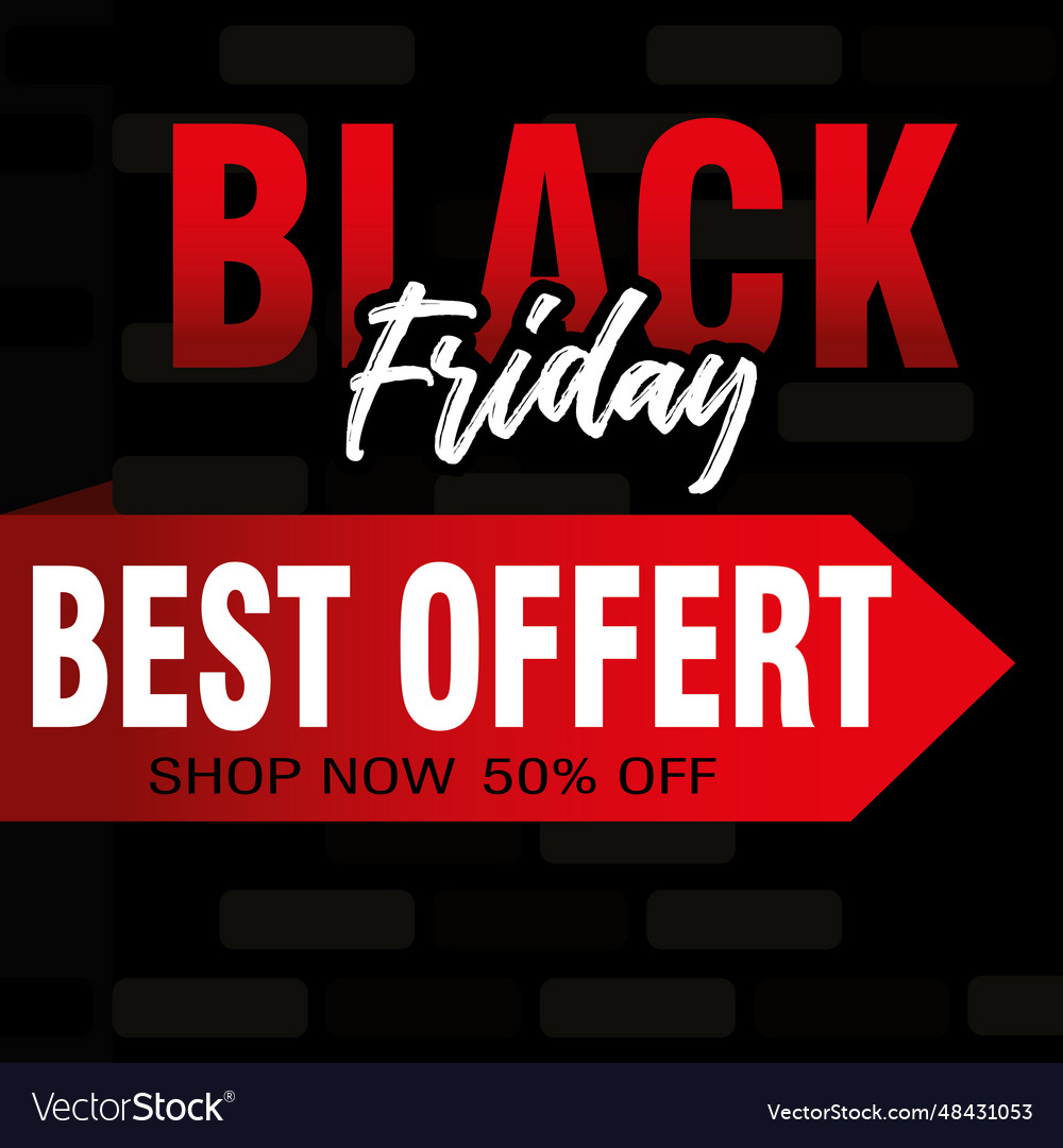 Colored special offert black friday sale promotion