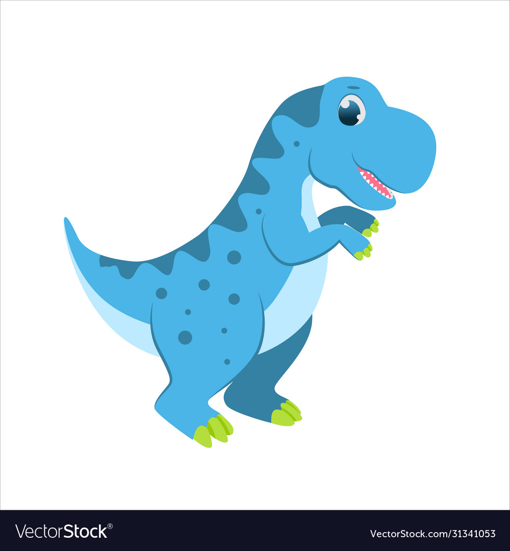 Cute dino Royalty Free Vector Image - VectorStock