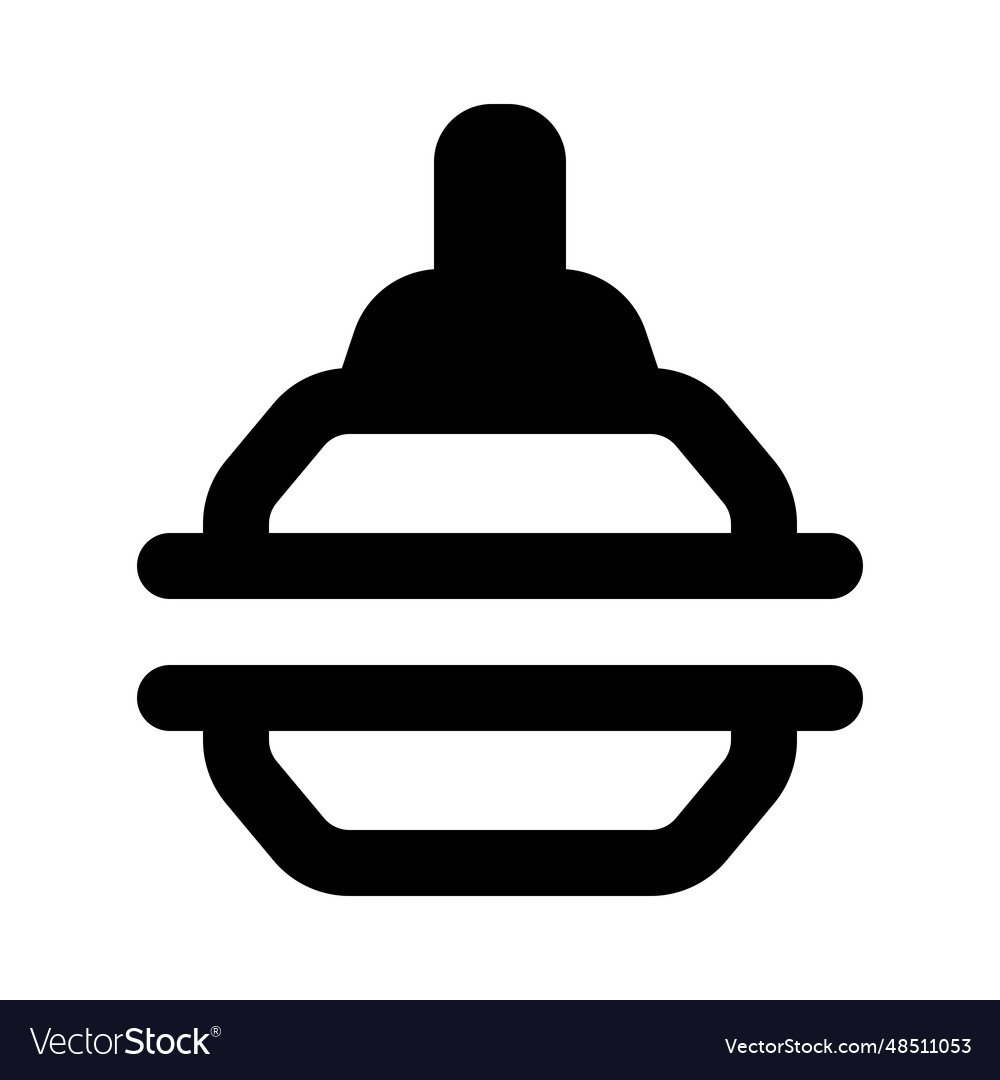 Resize or reshape an object with a press machine Vector Image