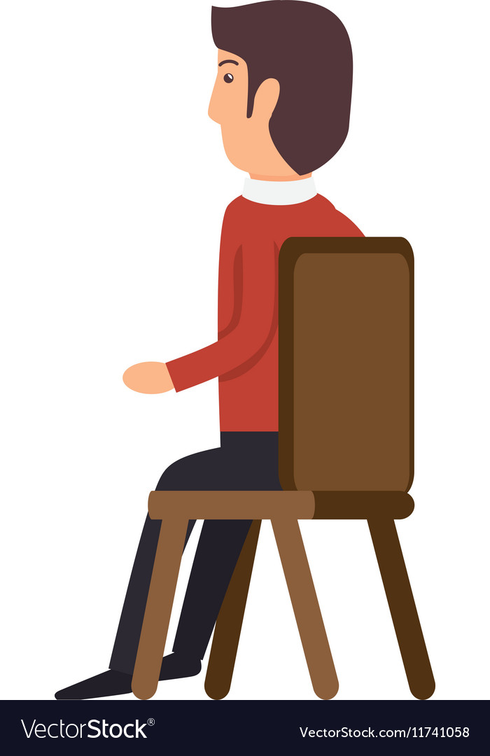 Avatar person working icon Royalty Free Vector Image