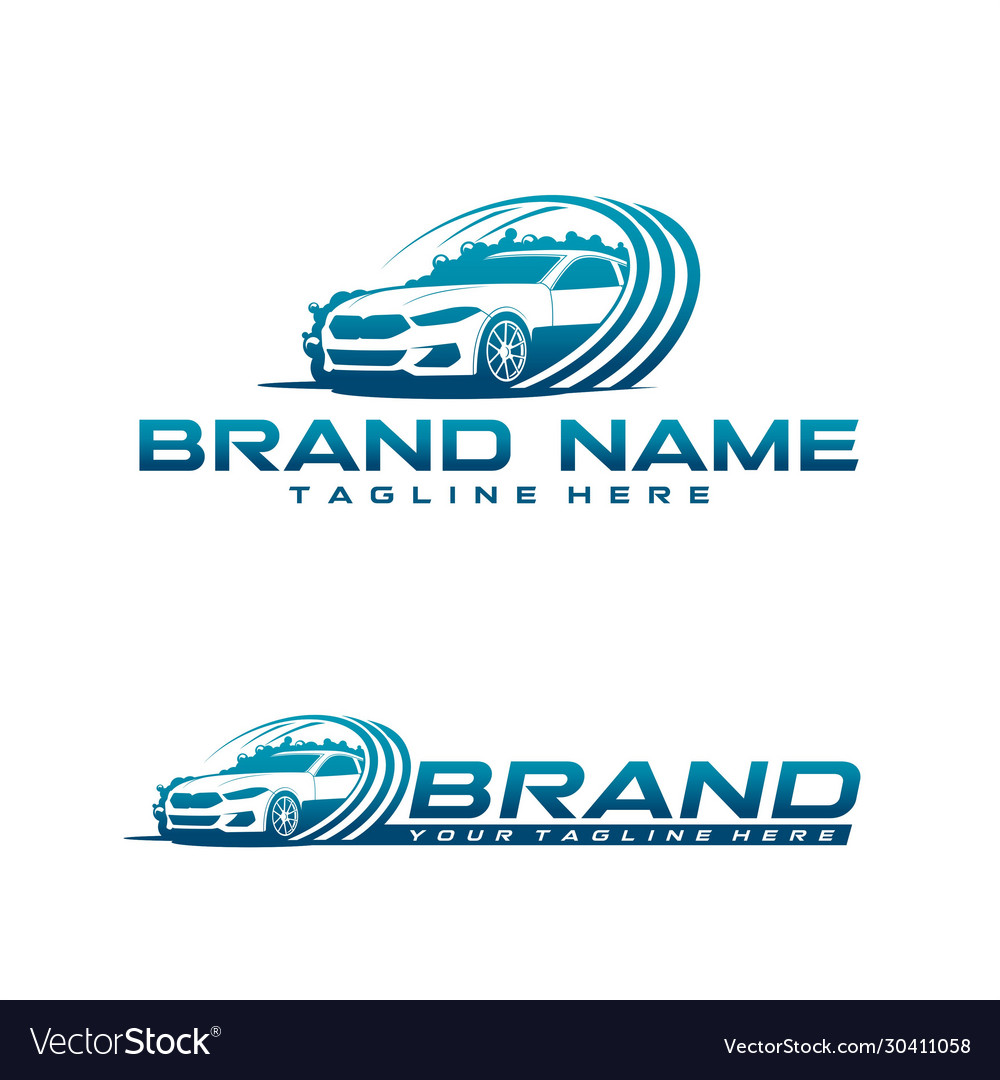 Car wash logo Royalty Free Vector Image - VectorStock