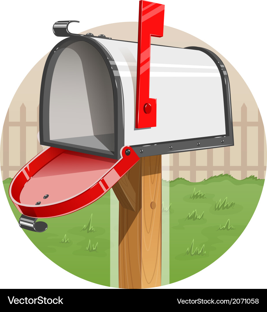 Mail box Royalty Free Vector Image - VectorStock