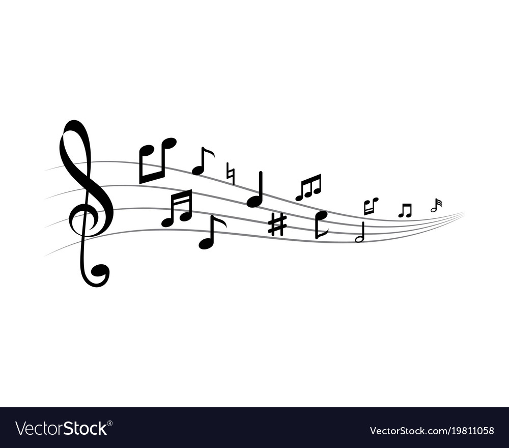 Music note ilustration Royalty Free Vector Image