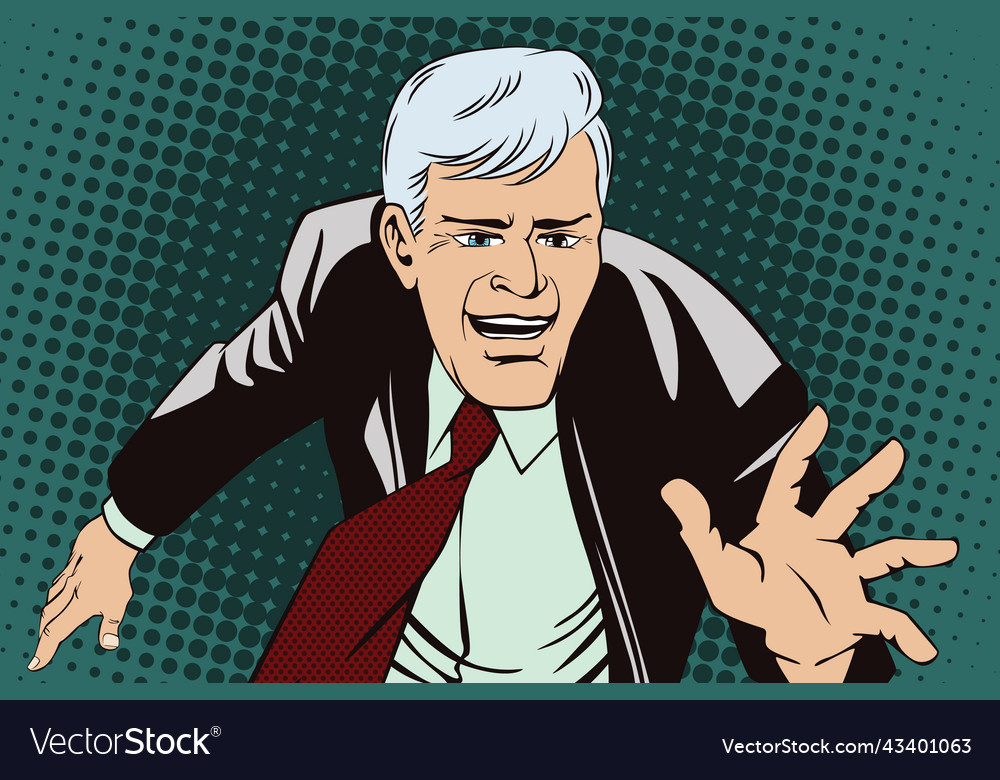 People in retro style pop art and vintage Vector Image