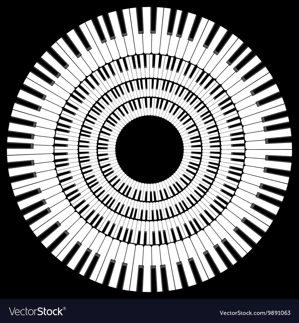 Piano keyboard Royalty Free Vector Image - VectorStock