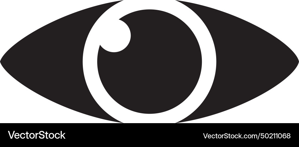 Eye icon Royalty Free Vector Image - VectorStock