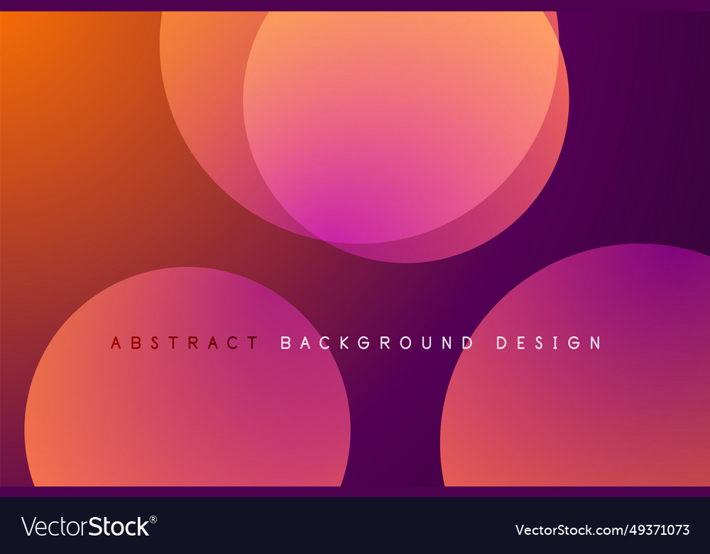 Abstract tech circles background Royalty Free Vector Image