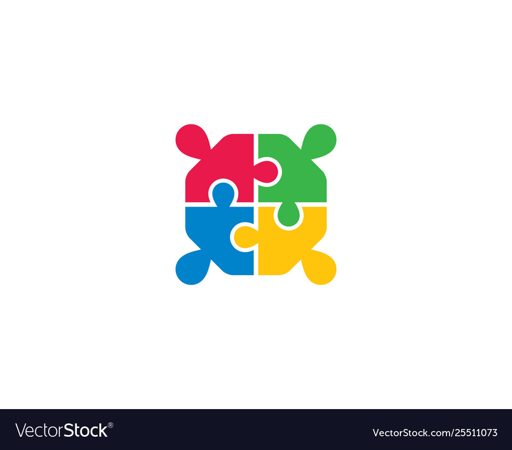 Puzzle icon design Royalty Free Vector Image - VectorStock