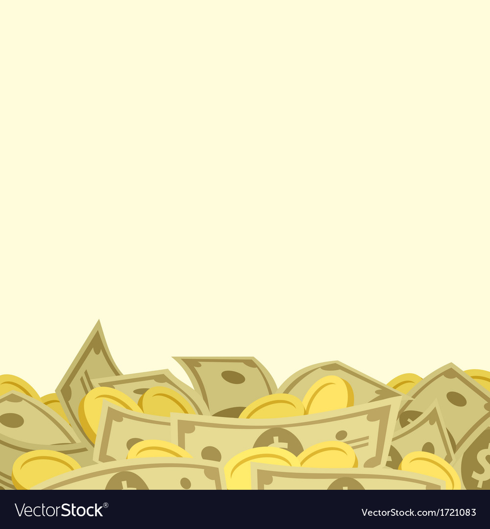 Background with money Royalty Free Vector Image