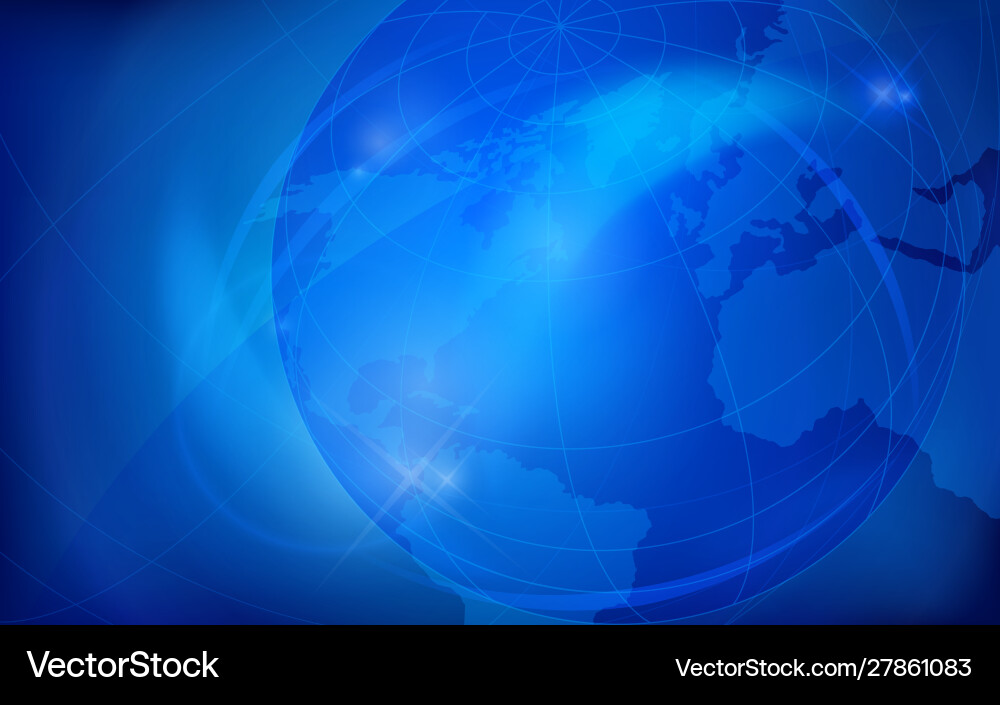 Globe earth background Royalty Free Vector Image