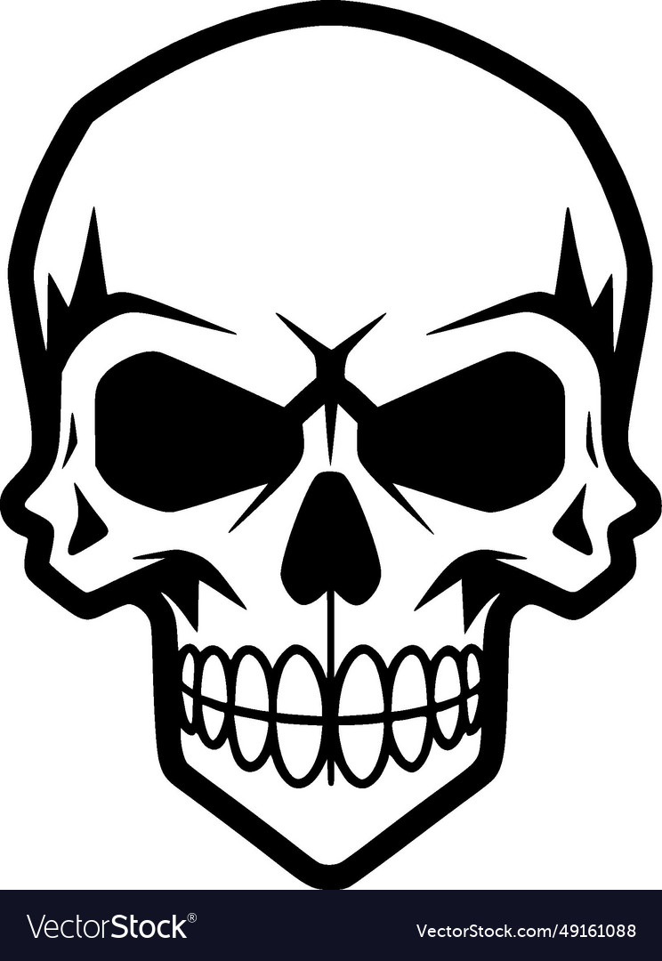 Skull - high quality logo ideal for t-shirt Vector Image