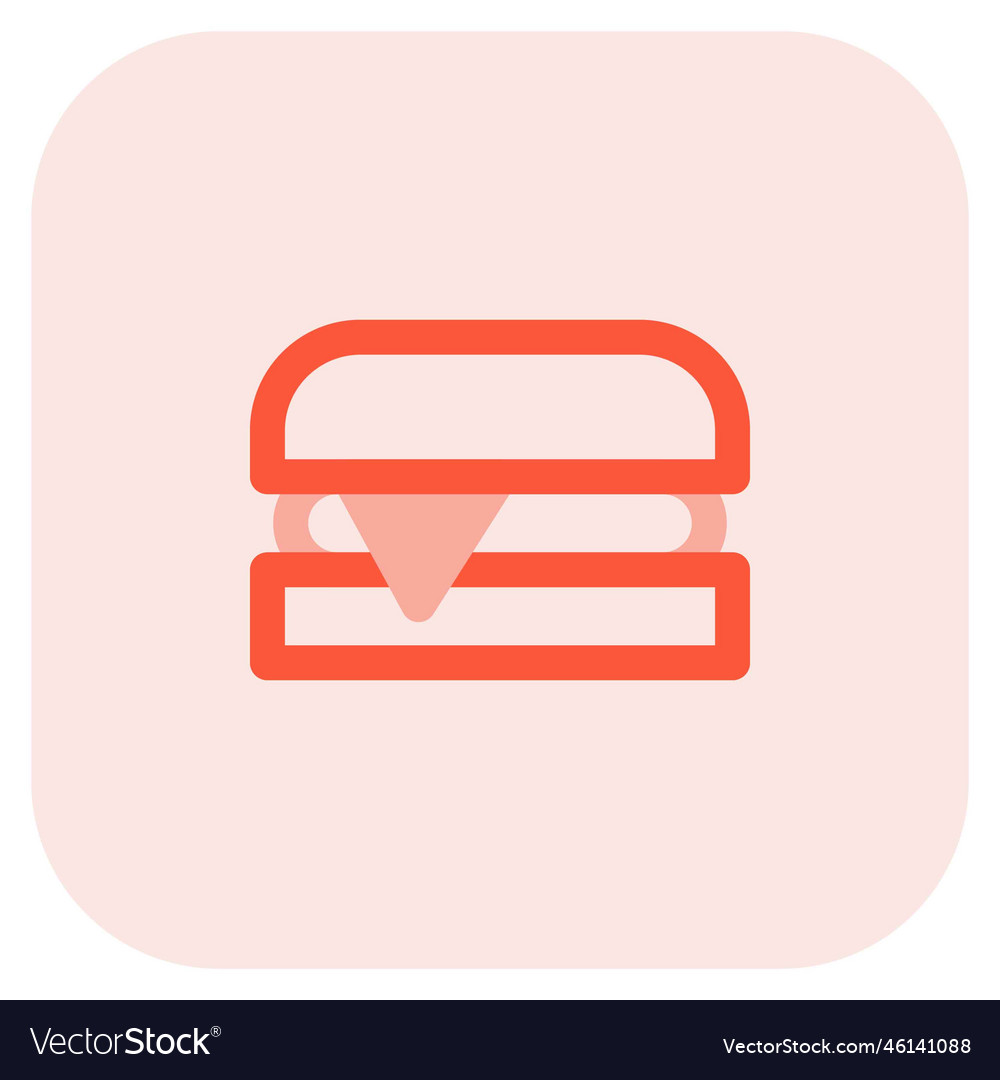 Tasty Cheese Slice In Crispy Burger Royalty Free Vector Tasty Cheese Slice In Crispy Burger Royalty Free Vector