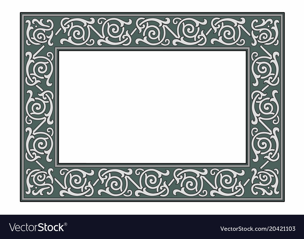 Gray frame Royalty Free Vector Image - VectorStock