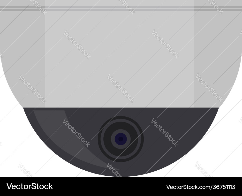 Security camera on white background Royalty Free Vector