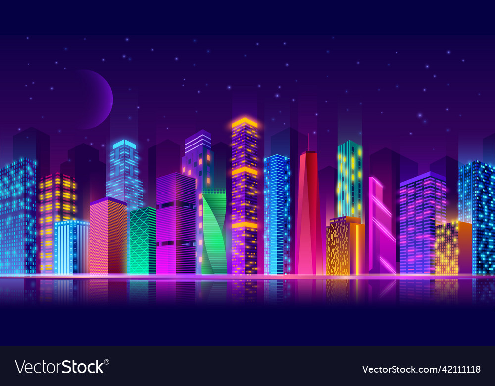 Premium Photo  Cyberpunk cityscape futurist illustration