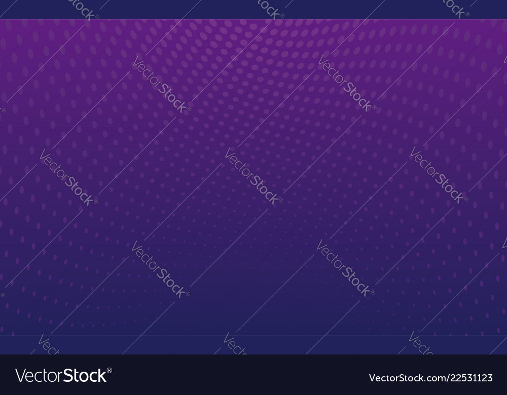Retro comic deep blue and purple wavy halftone vector image Retro comic deep blue and purple wavy halftone