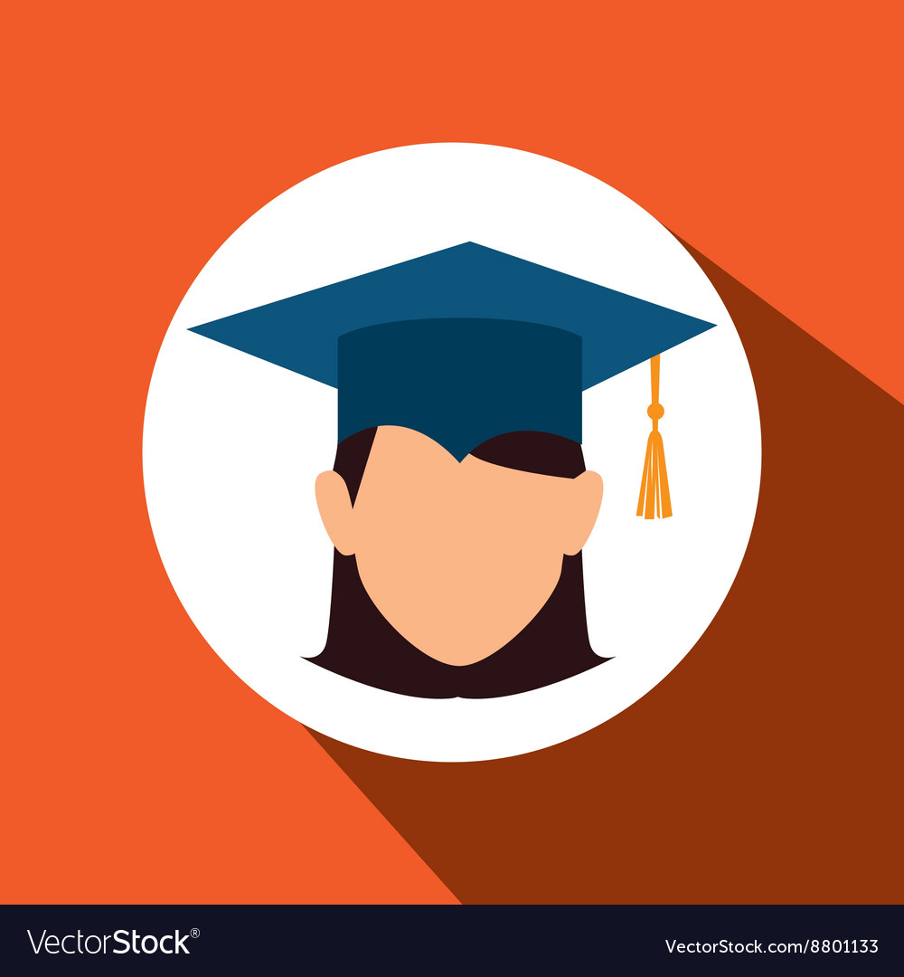 Graduation celebration design Royalty Free Vector Image