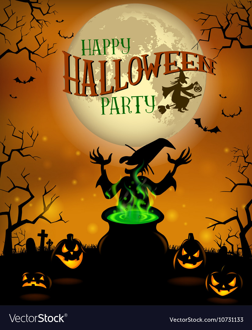 halloween menu template royalty free vector image