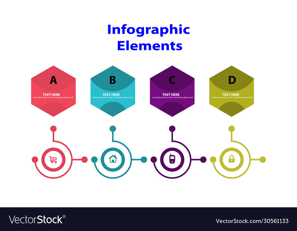 Information infographic template presentation vector image Information infographic template presentation