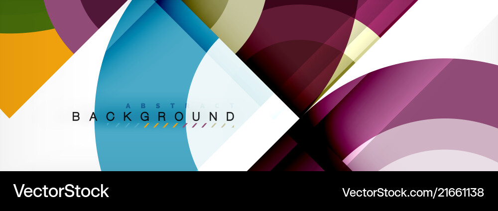 Circle abstract background Royalty Free Vector Image