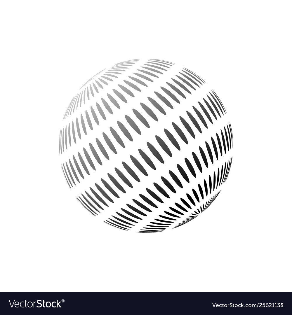 Logo design round shape Royalty Free Vector Image