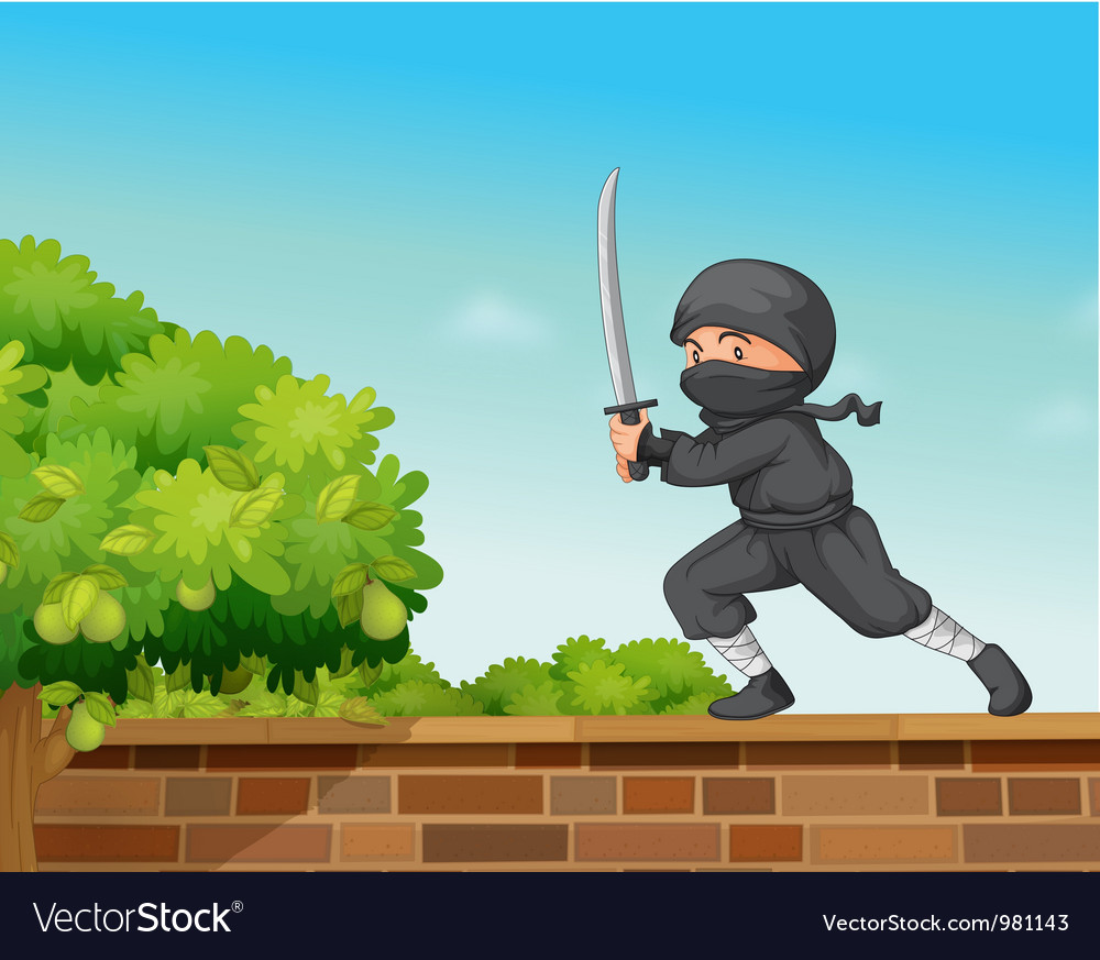 Ninja Royalty Free Vector Image - VectorStock