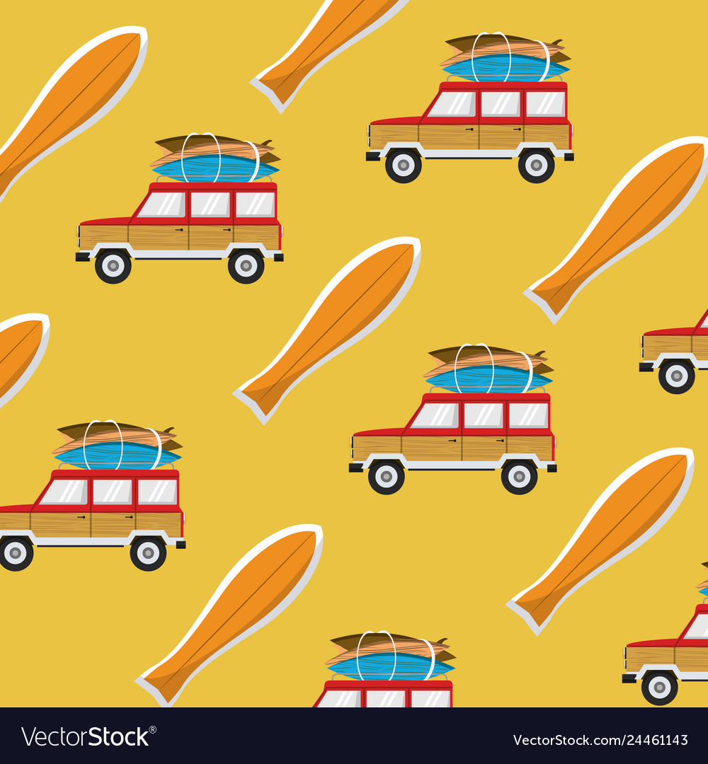 Summer Background Cartoons Royalty Free Vector Image