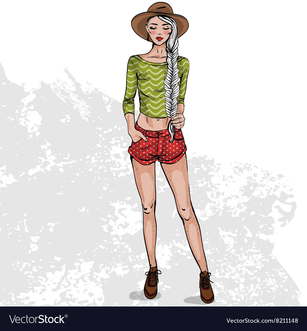 Trendy color look Royalty Free Vector Image - VectorStock