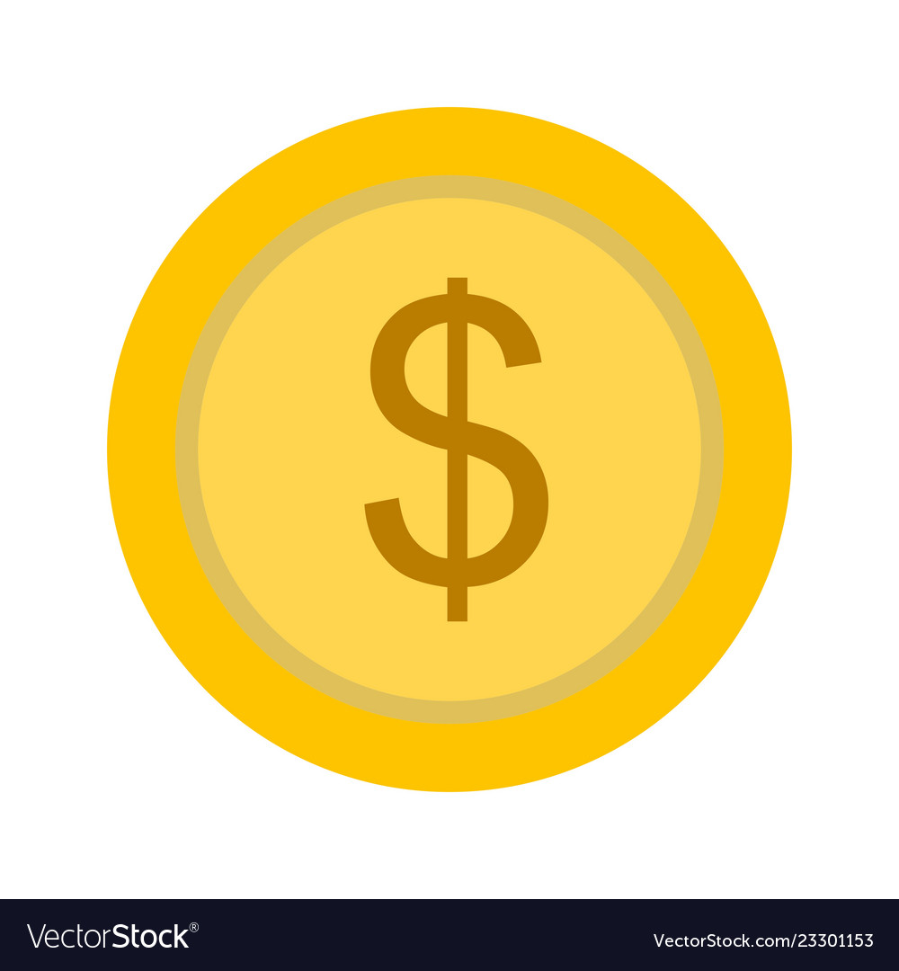 Dollars icon Royalty Free Vector Image - VectorStock