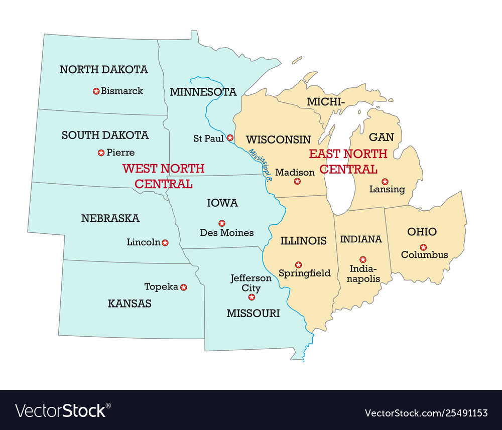 Fetch United States Map Midwest Free Vector Www